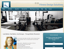 Tablet Screenshot of fitnessdesignsolutions.com